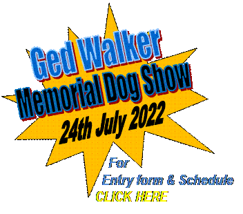 Ged Walker Memorial Dog Show 2022,  Sunday 24th July 2022 at West Park, Long Eaton, Nottinghamshire, NG10 4AA