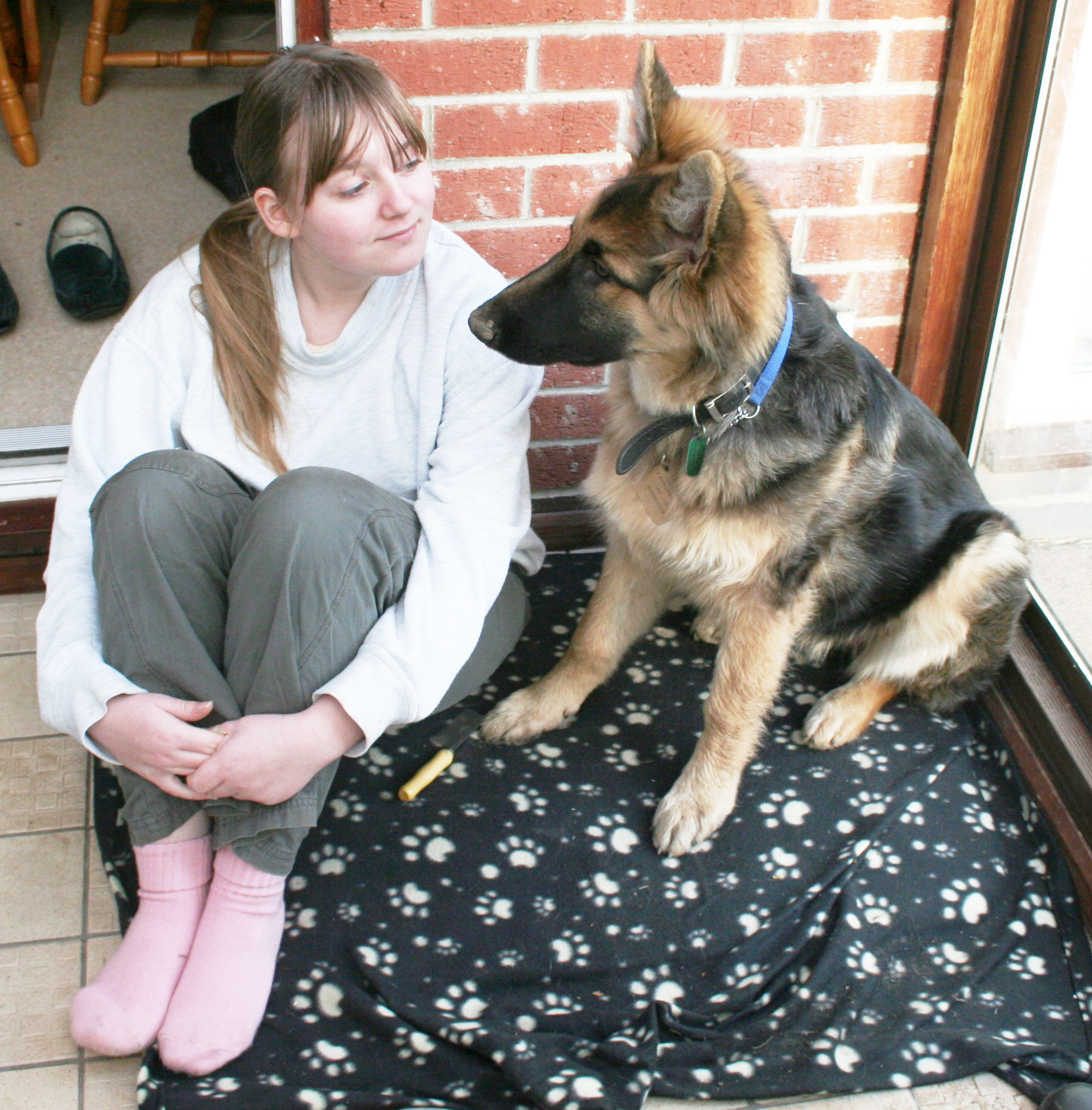 teen & dog