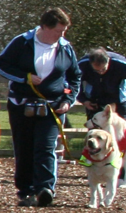 Tess walking