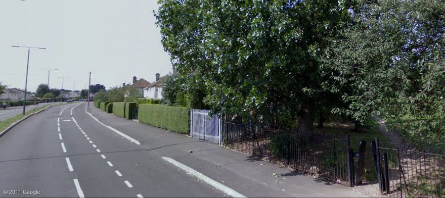 Entrance gate to Old Park Farm Dog Training School